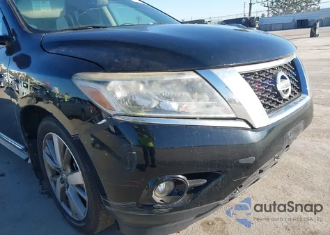 2014 Nissan Pathfinder Platinum from USA, damaged, VIN 5N1AR2MN1EC696400